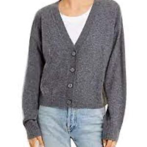 BRAND NEW Aqua Cashmere grey cardigan